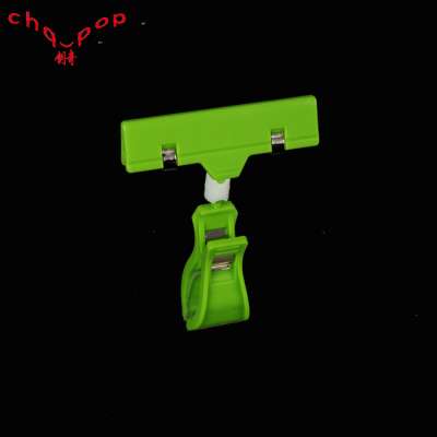 OEM Welcome High Quality Color Customized ABS Green POP Sign Clip