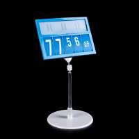 Good Quality Supermarket Plastic Digital Price display Board with Base