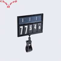 Good Quality Supermarket Plastic Digital Price display Board with Clip